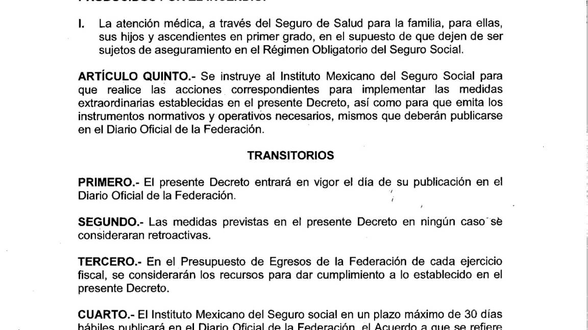 $!AMLO publicará decreto para dar pensión vitalicia a víctimas de Guardería ABC