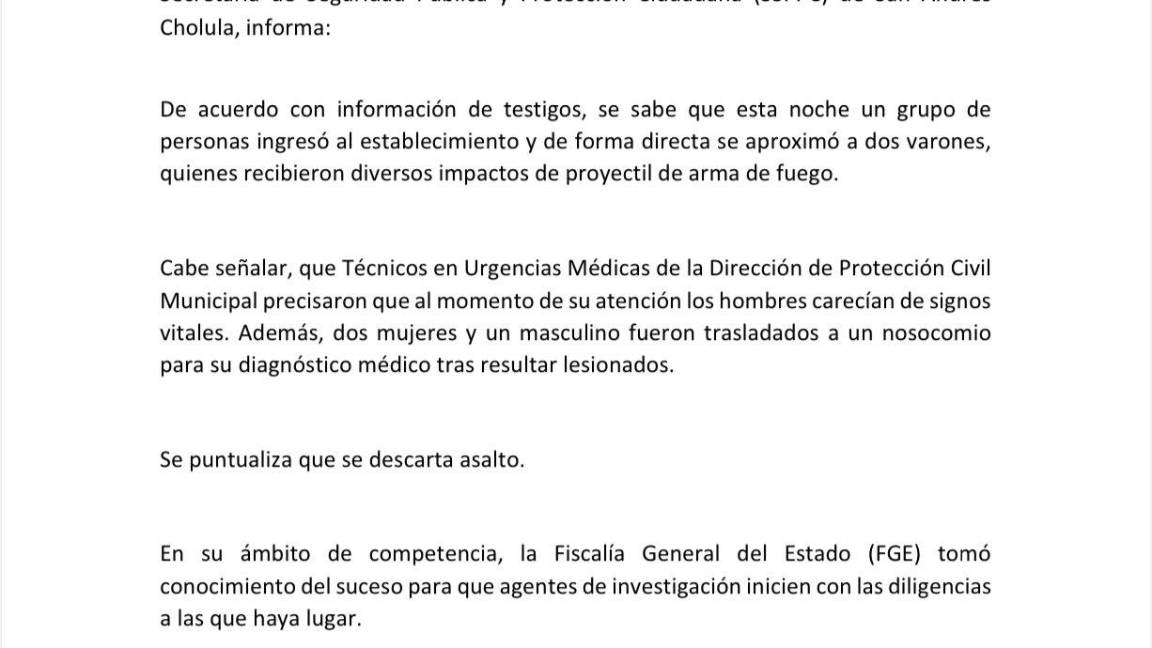 $!¿Qué pasó en Lomas de Angelópolis? Esto es lo que se sabe del ataque en el Casino Big Bola de Puebla, que dejó dos muertos