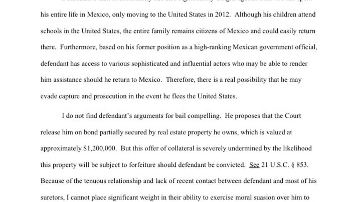 $!Genaro García Luna sufre nuevo revés en tribunal de Nueva York; le vuelven a negar libertad bajo fianza
