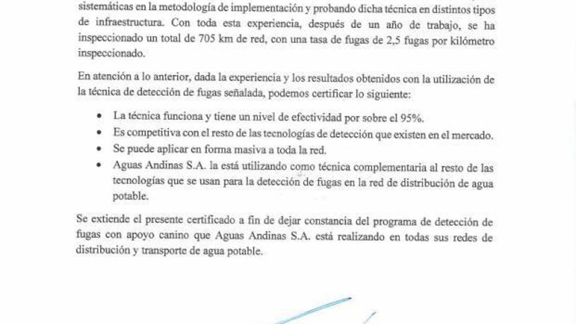 $!La certificación del canino garantiza su efectividad en la detección de fugas de agua potable.