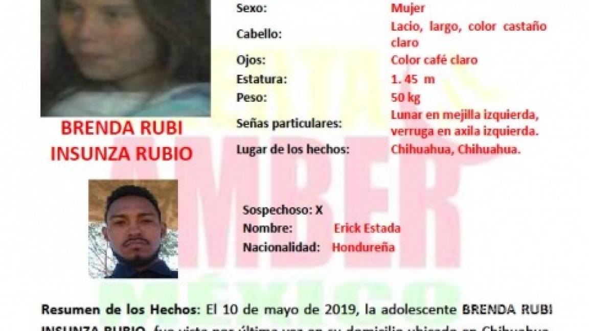 Desaparece niña de 12 años en Chihuahua; investigan a hondureño