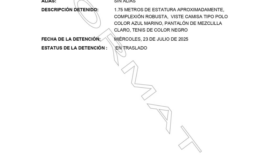 $!Reportan la liberación de la escolta de ‘El Pinto’, líder criminal de ‘La Barredora’
