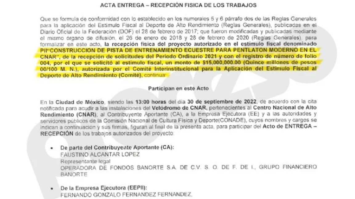 $!La pista fantasma: Banorte y la Conade, bajo la dirección de Ana Guevara, estafan al SAT con proyecto inexistente