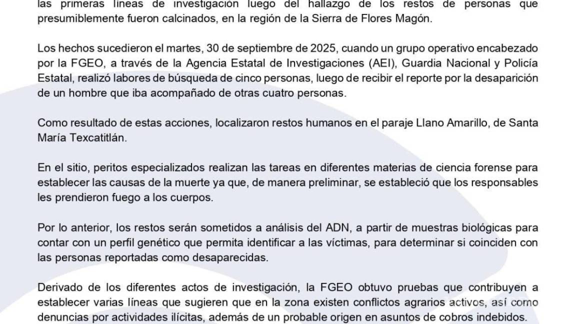 $!Linchan a cinco personas en Oaxaca; Fiscalía realiza investigaciones