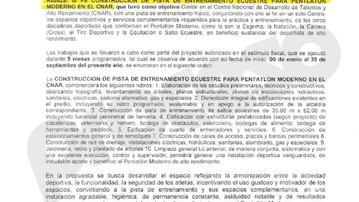 $!La pista fantasma: Banorte y la Conade, bajo la dirección de Ana Guevara, estafan al SAT con proyecto inexistente