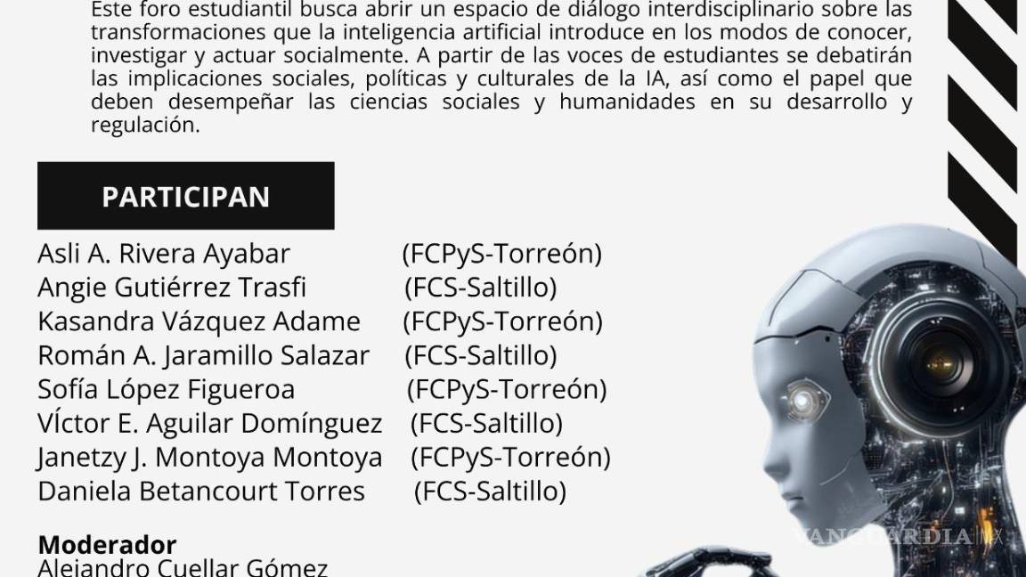 $!La participación de las y los ocho estudiantes serán desde una perspectiva interdisciplinaria.