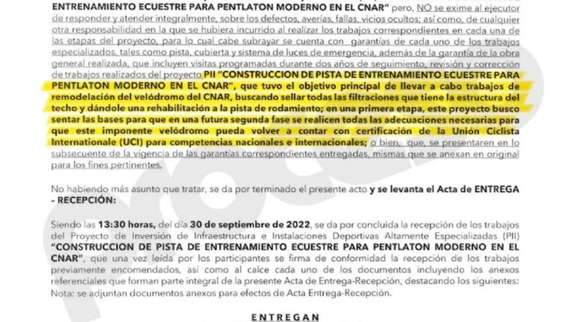 $!La pista fantasma: Banorte y la Conade, bajo la dirección de Ana Guevara, estafan al SAT con proyecto inexistente