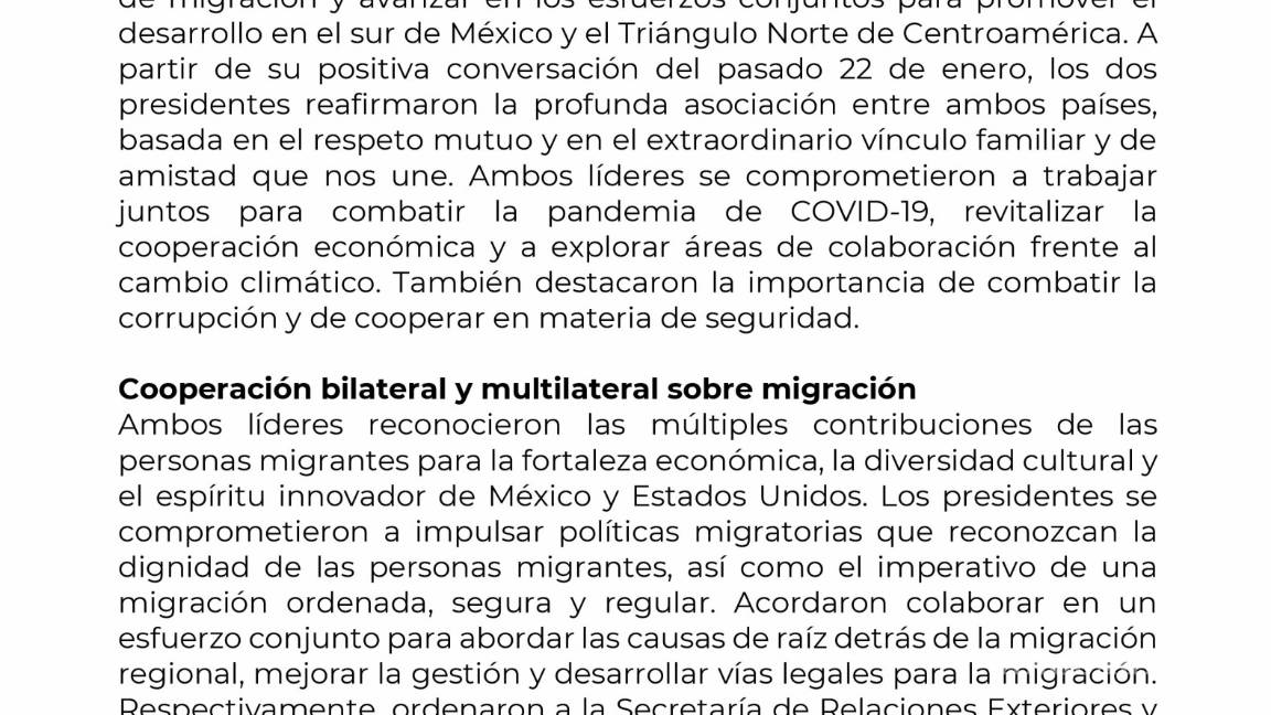 $!Estados Unidos tratará a México 'como un igual', dice Biden a AMLO en reunión virtual