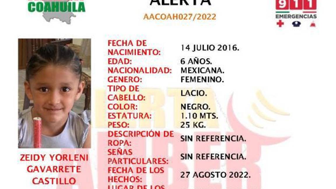 $!Yarlin Dareli de 5 años, Zeidy Yorleni de 6 y Yozmin Onel de 9, son los tres hermanos desaparecidos de apellido Gavarrete Castillo.