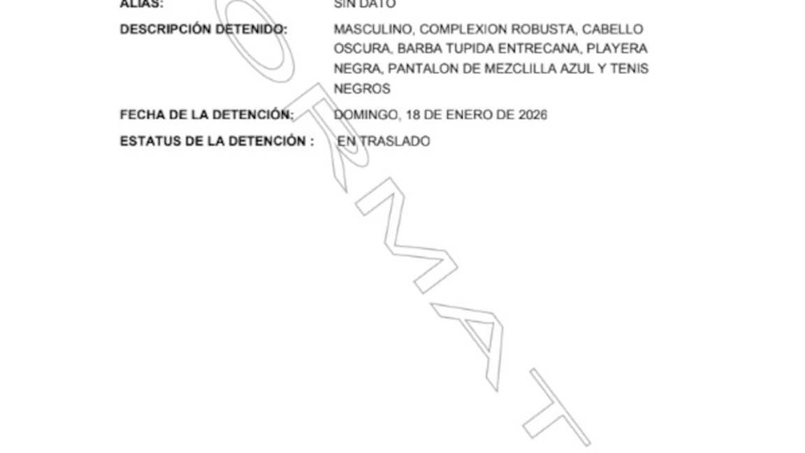 $!Detienen a Iván Valerio “El Mantecas”, ligado a facción de los Beltrán Leyva, en Badiraguato