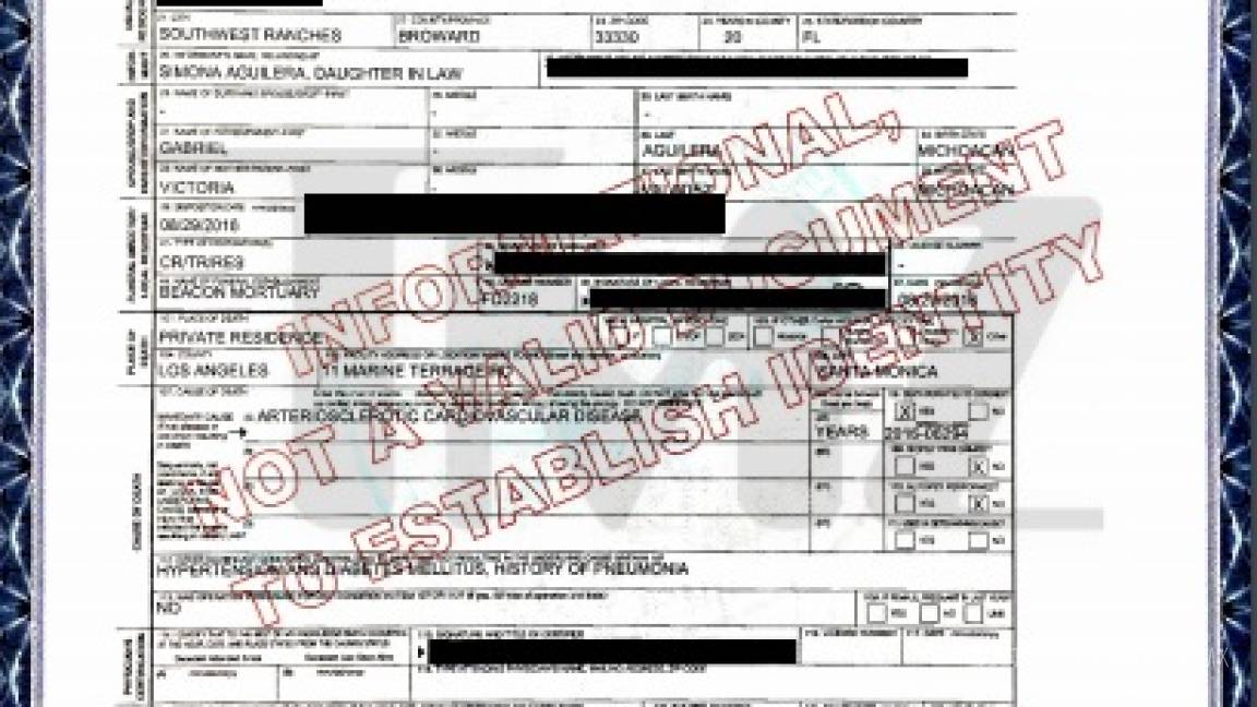 $!Juan Gabriel está muerto y supuesto documento forense lo comprueba