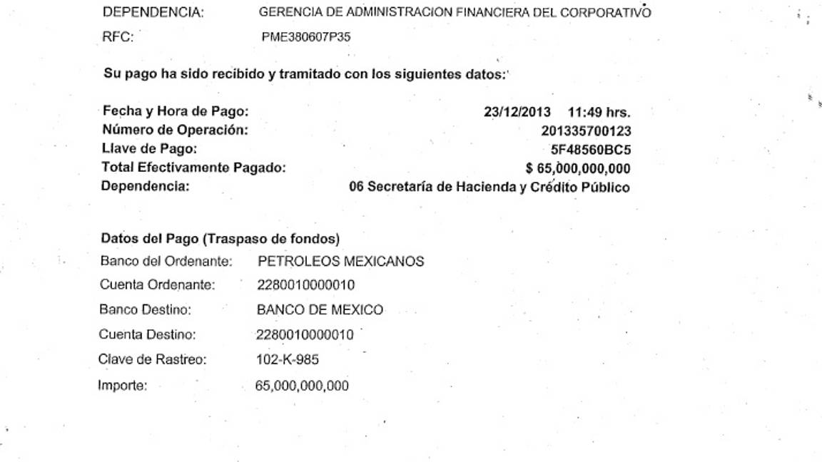 $!El gobierno tomó en secreto 240 mil mdp del patrimonio de Pemex y CFE