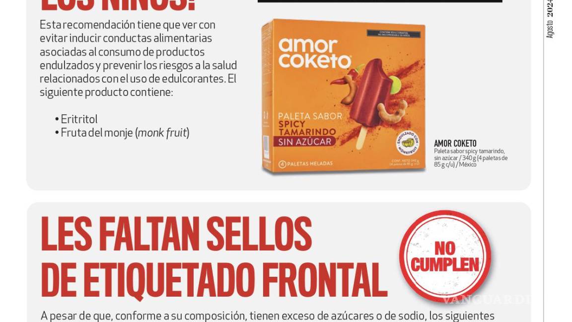 $!Este es el helado de Holanda que NO deben de consumir los niños, advierte Profeco