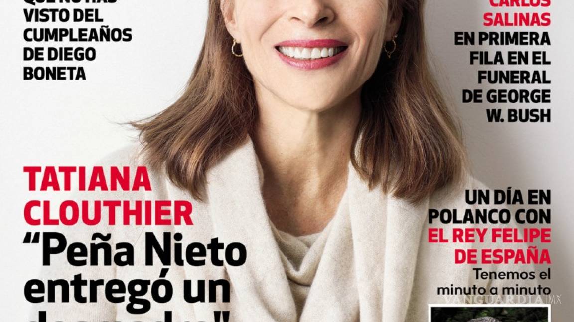 Tatiana Clouthier en portada de revista; critica administración de Peña Nieto