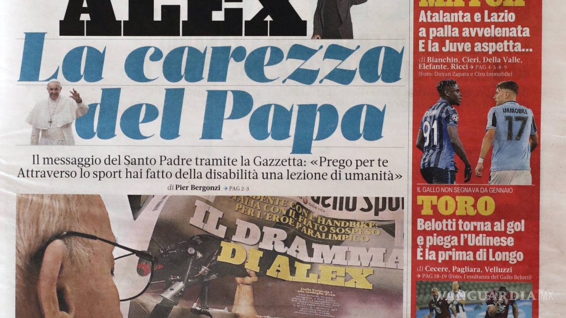 Papa Francisco reconoce el gran ejemplo de tenacidad por parte de Alex Zanardi