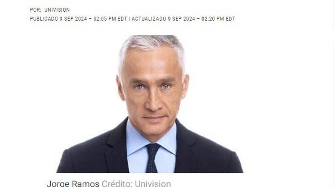 $!¿Quién es Jorge Ramos, el periodista que hizo sentir incómodos a AMLO, Peña Nieto y Carlos Salinas, y que anunció su retiro de Univision?