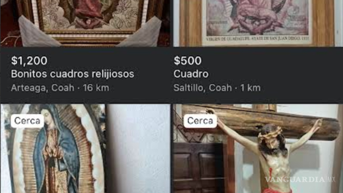 $!Saltillenses venden ‘merch’ de la Virgen de Guadalupe hasta en 7 mil pesos en Facebook