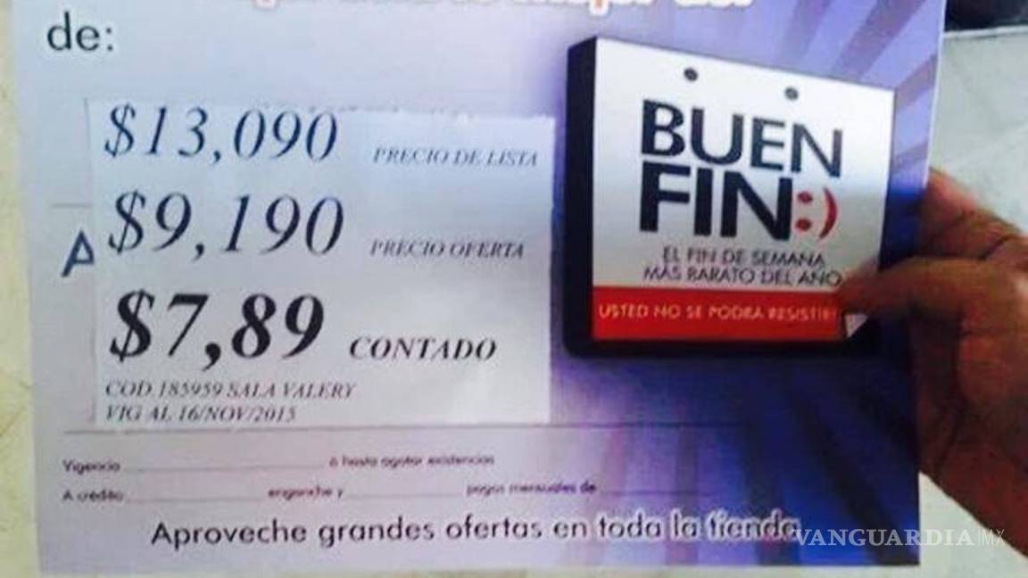 $!Las metidas de pata, y las ofertas que no lo son, así es El Buen Fin
