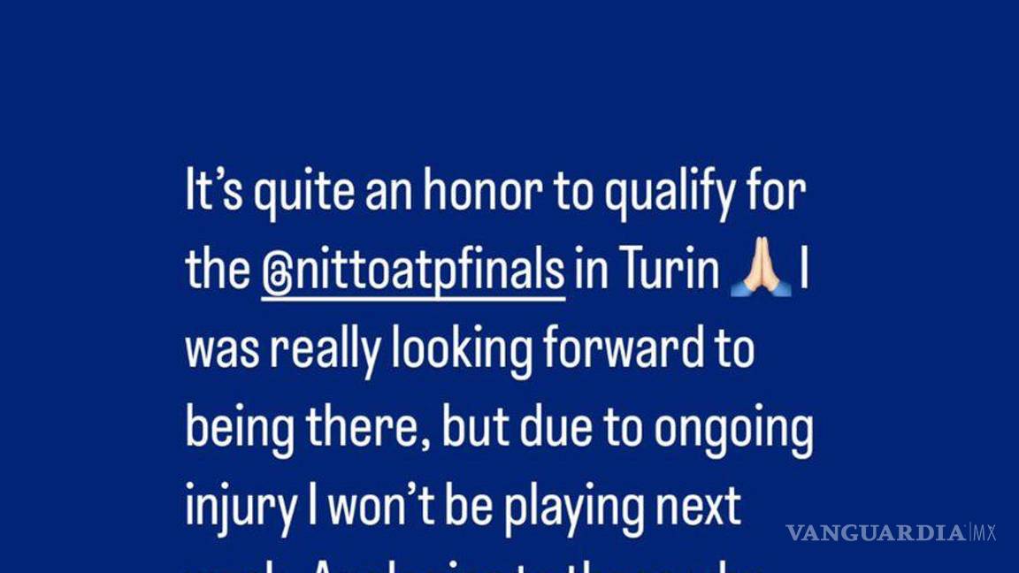 $!El tenista serbio anunció su baja del torneo de la ATP, con lo que abandonará por completo su actividad en 2024.