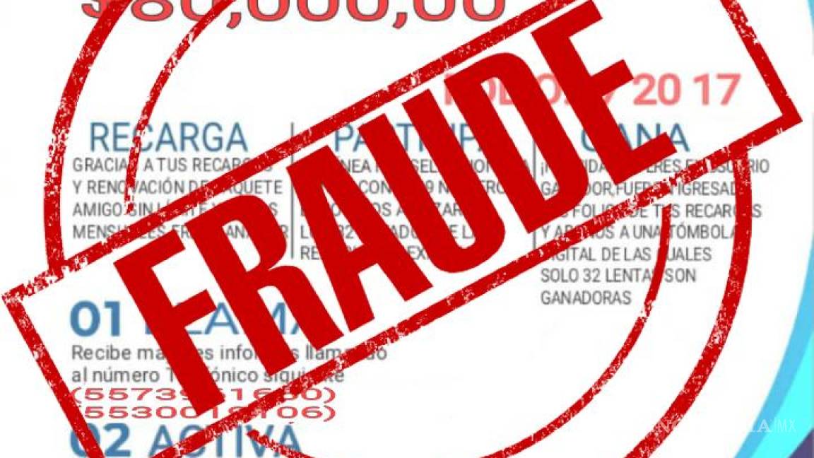 ‘Felicidades, ganaste $80,000’; alertan por nueva modalidad de fraude en Coahuila