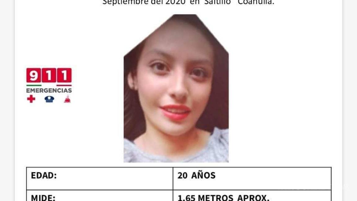 $!Desaparece en Saltillo Alondra Elizabeth, autoridades piden apoyo para su localización