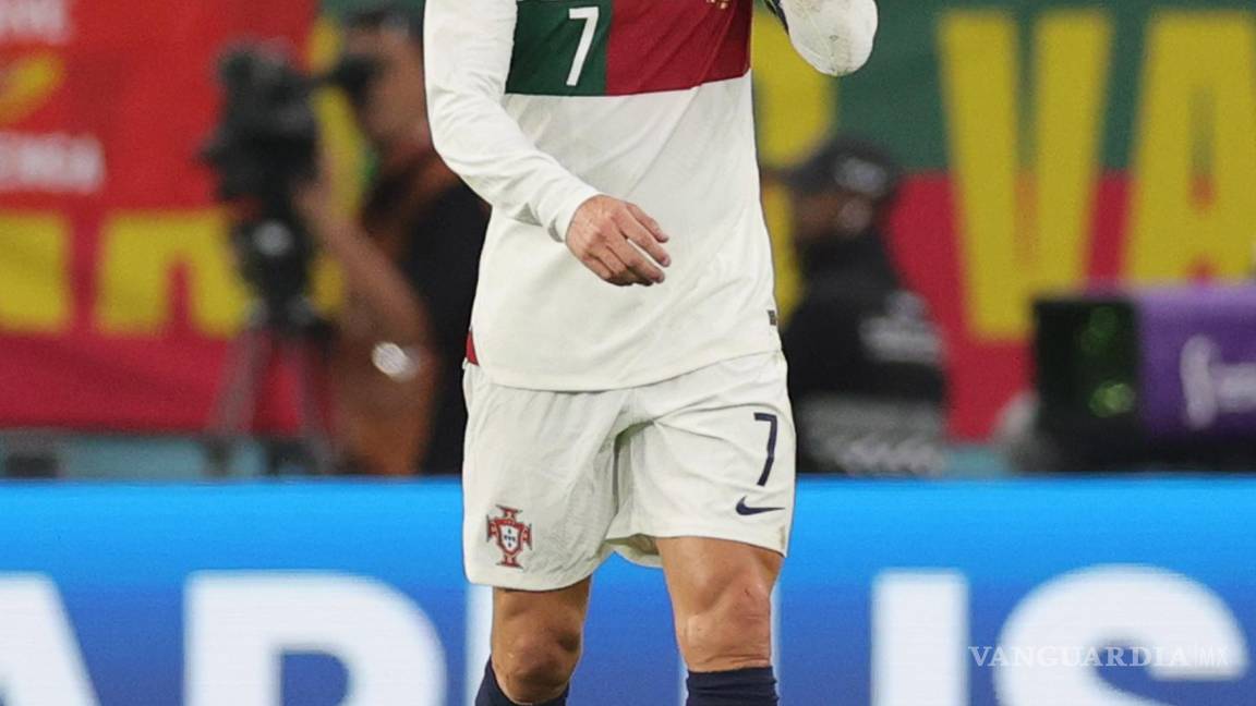 $!El delantero portugués alcanzó el récord del primer futbolista que anota en 5 Mundiales distintos.