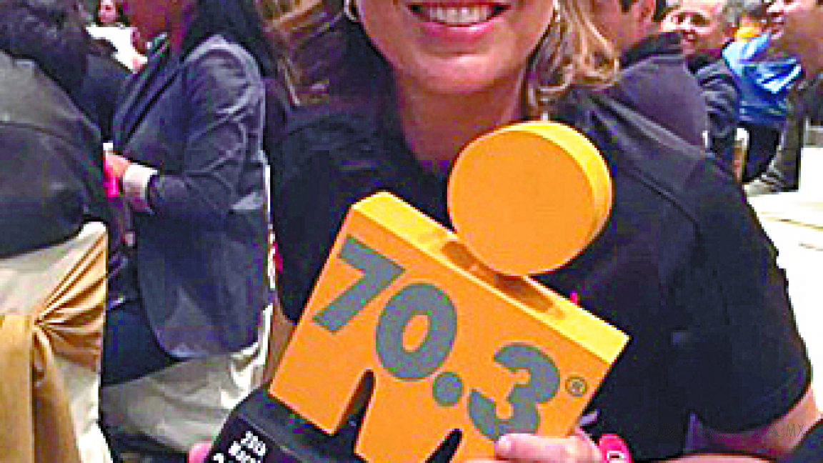 Adriana Sánchez, segundo lugar en Ironman