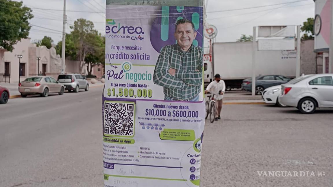 Van multas en Acuña a quien coloque publicidad sin permiso y tire basura en vía pública