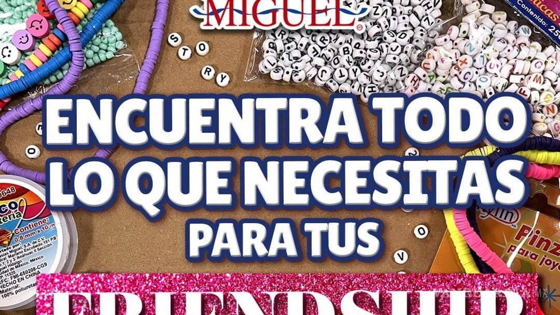 $!Fantasías Miguel publicita ‘kit’ para armar friendships bracalets.