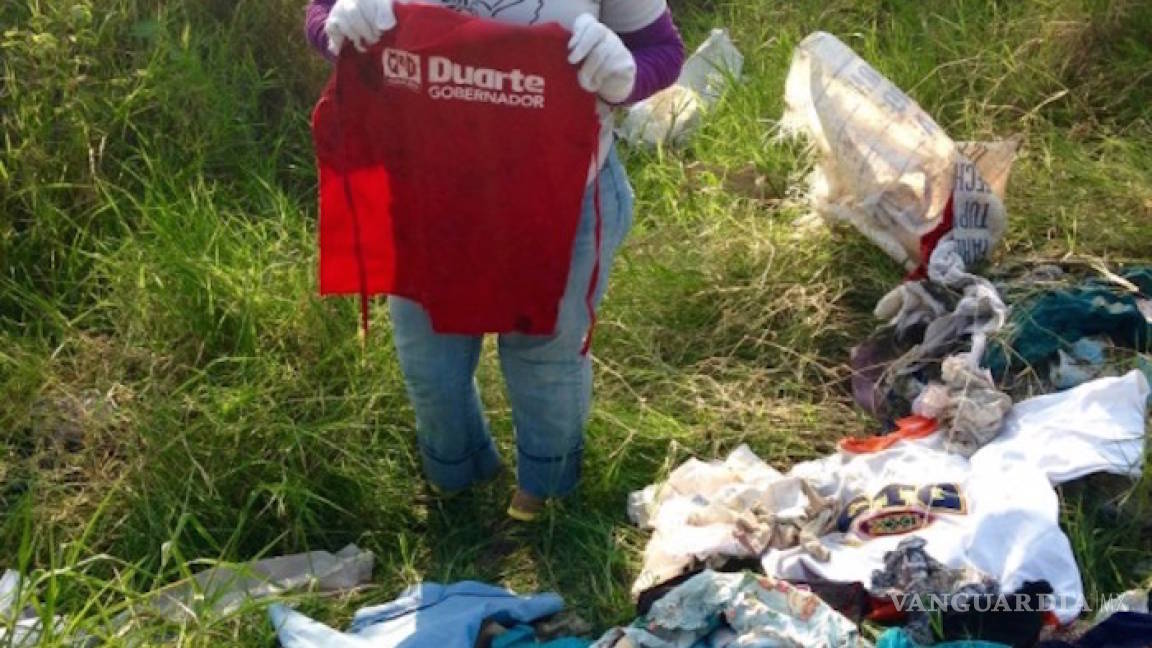 Veracruz: La brigada civil halla ropa ensangrentada de jóvenes y niños, olor a muerte, cartuchos
