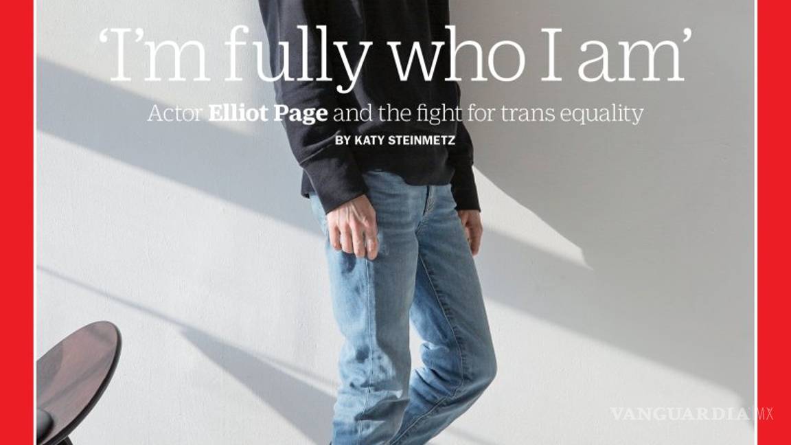 $!‘Nunca me reconocí’, Elliot Page se convierte en el primer hombre trans en la portada de TIME
