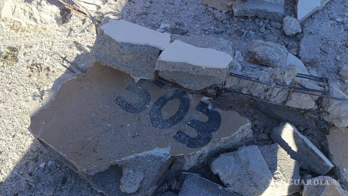 $!Restos de la casa donde presuntamente se originó la fuga de gas.