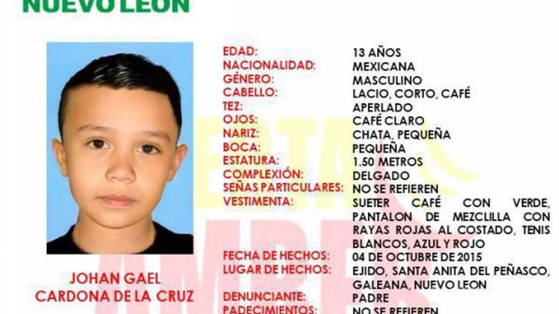 $!‘No hemos dejado de buscarlo’, dice padre de Johan Gael, niño saltillense desaparecido hace 10 años