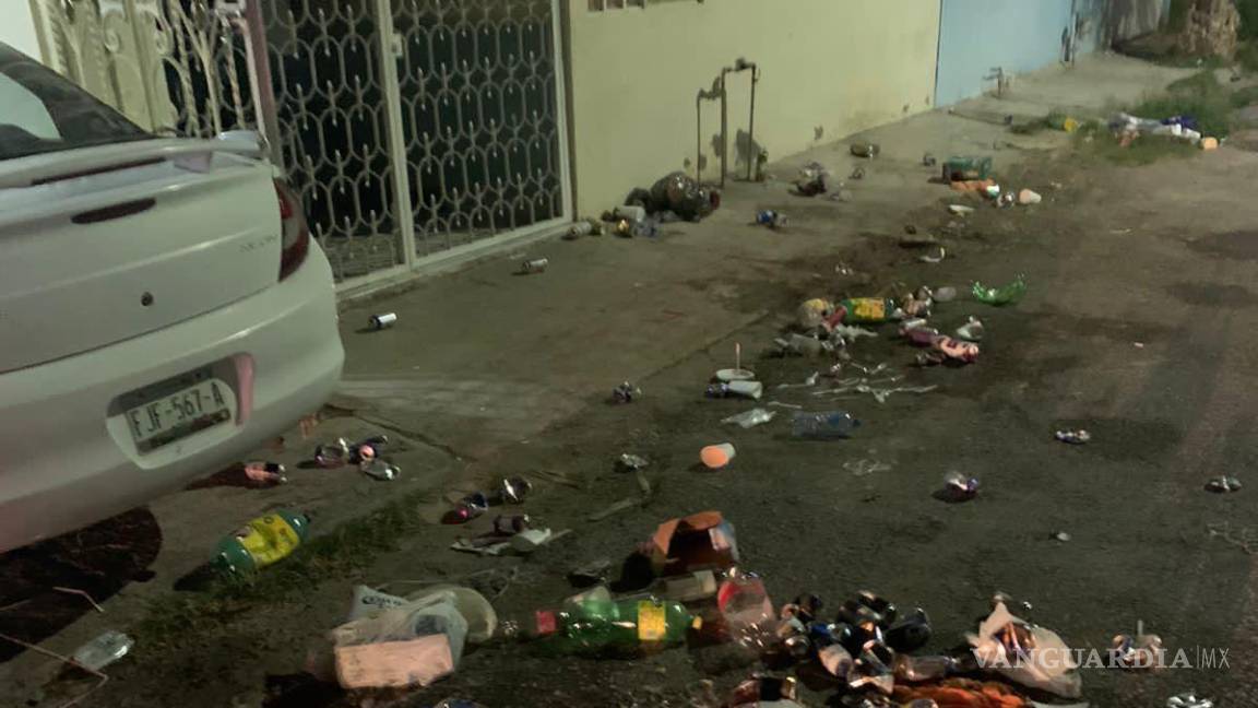 Levantan un acta por actos vandálicos de menores ebrios en Torreón