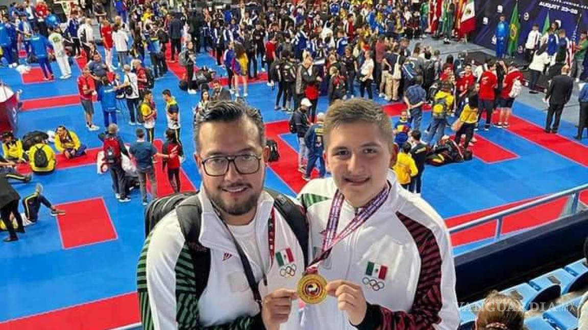 Karateca coahuilense consigue oro en el Panamericano