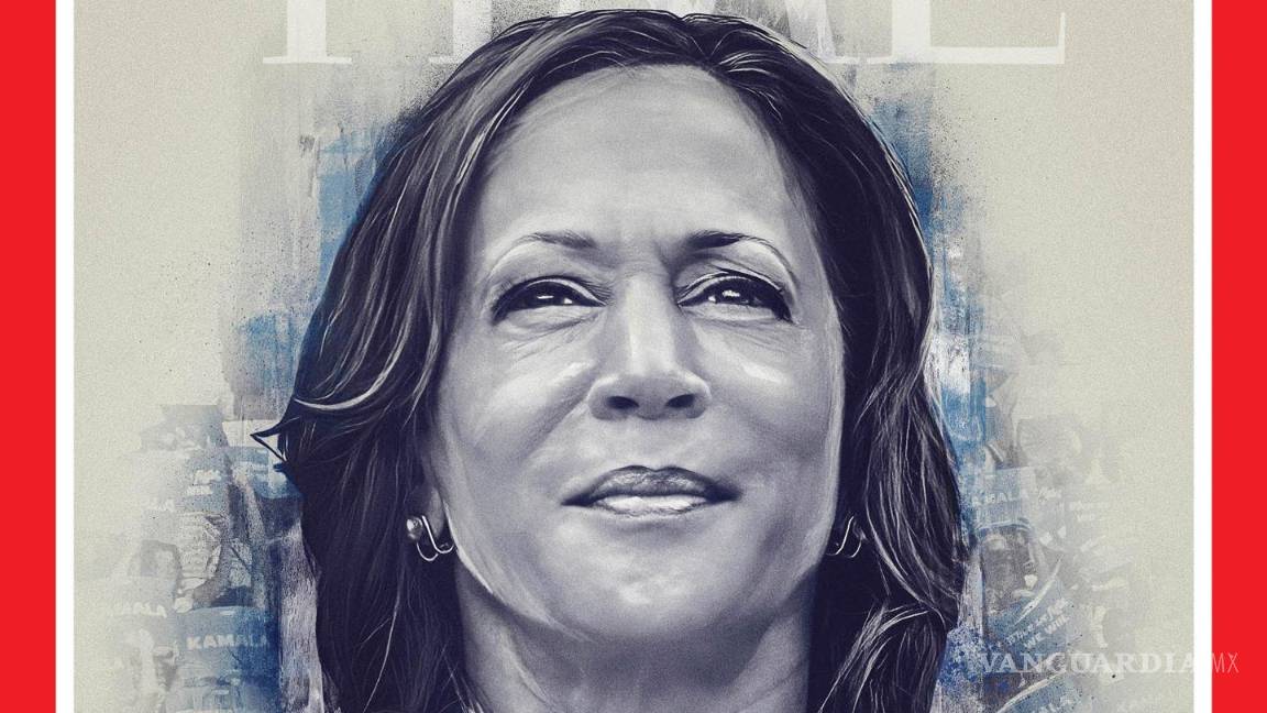 $!Un retrato en blanco y negro de la vicepresidenta y candidata demócrata, Kamala Harris, es la portada de Time para su edición del 28 de agosto.