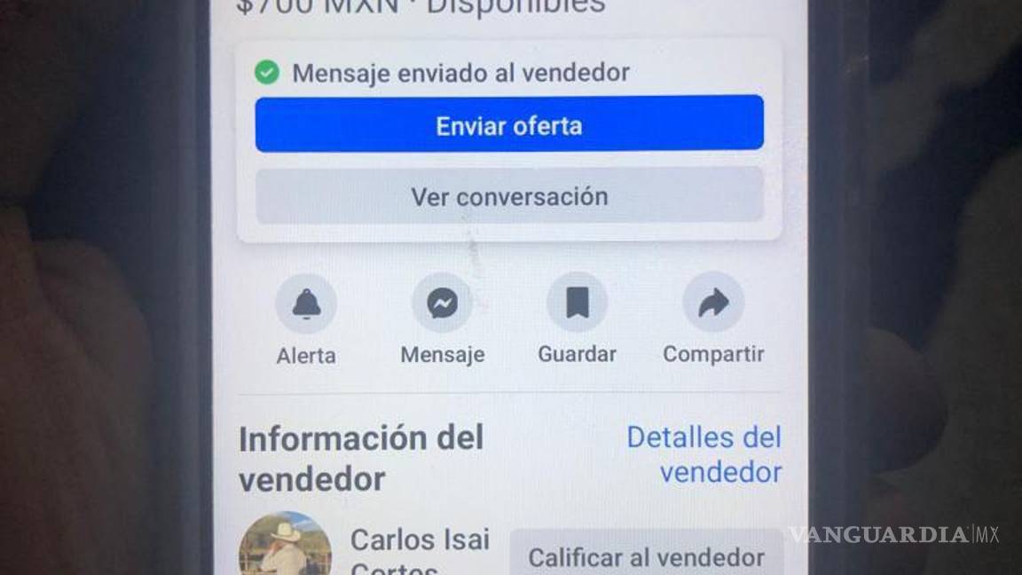 $!En la cuenta de Facebook aparece un nombre y foto diferente a la vendedora.