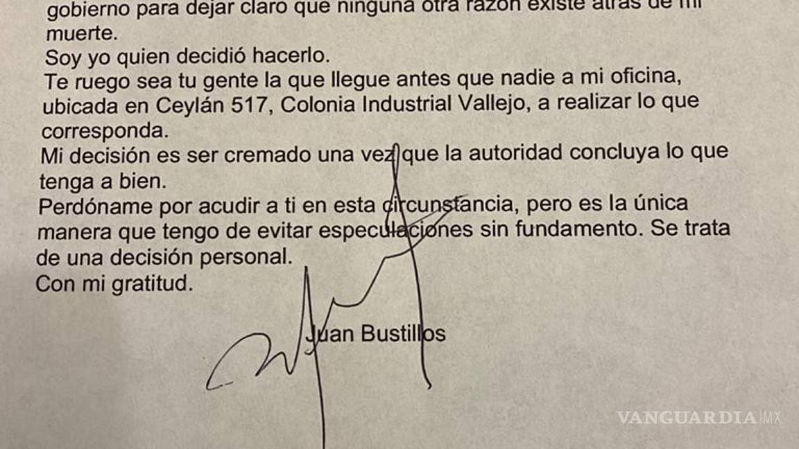 $!Se suicida el periodista Juan Ramón Bustillos en la CDMX; deja carta a Omar García Harfuch