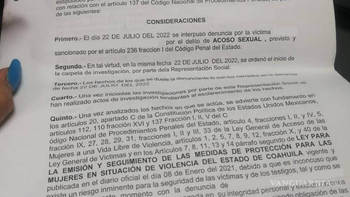 Denuncian por acoso sexual a director de Seguridad Pública de Monclova
