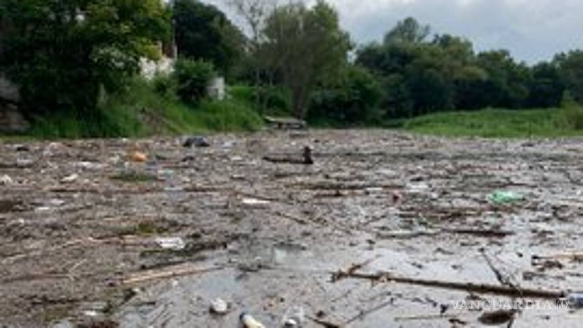 $!Se contamina y llena de basura presa de la Boca en Santiago, Nuevo León