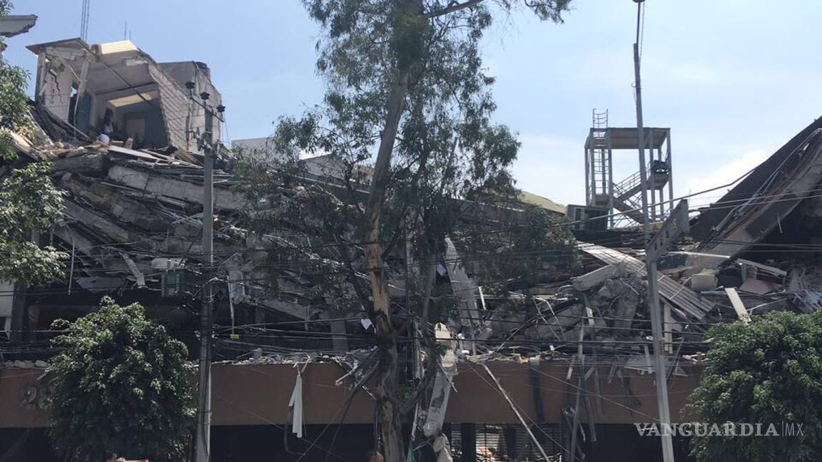 $!Fotos del desastre que dejó el sismo en la Ciudad de México