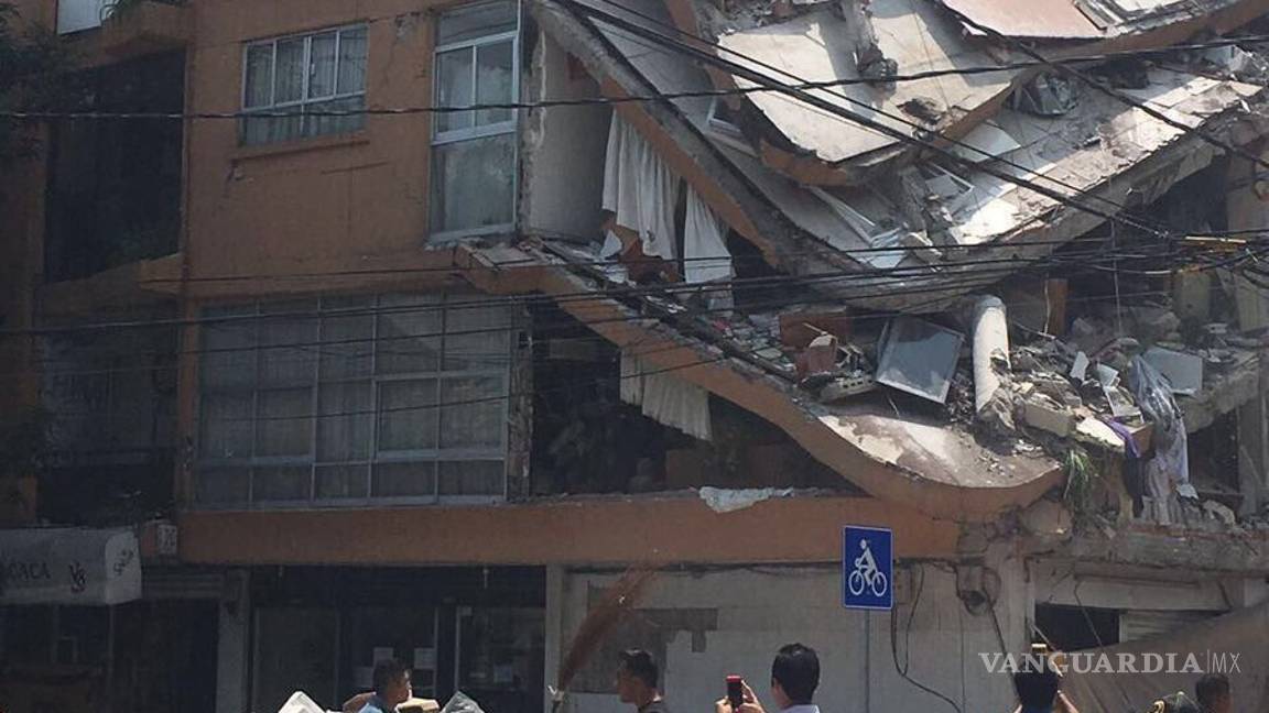 $!Fotos del desastre que dejó el sismo en la Ciudad de México
