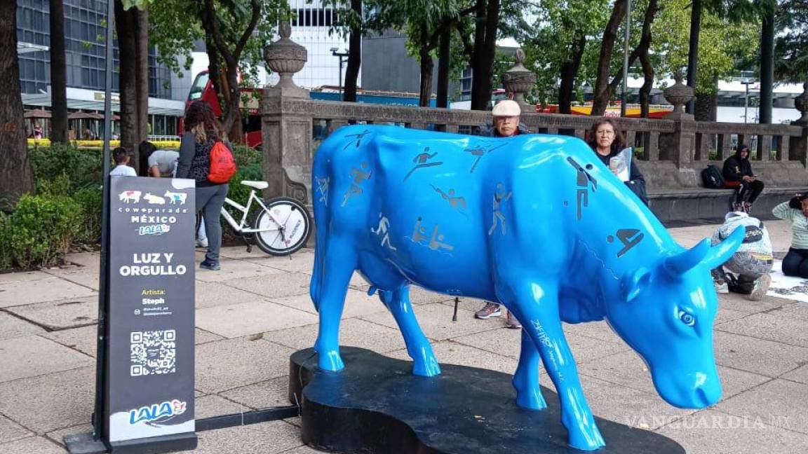 Así se Vive el Cow Parade 2024 en el Paseo de la Reforma de la CDMX