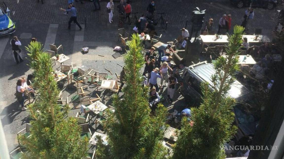 Atropello múltiple en Münster deja al menos 3 muertos y 30 heridos