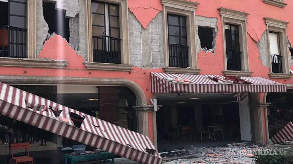 $!Fotos del desastre que dejó el sismo en la Ciudad de México