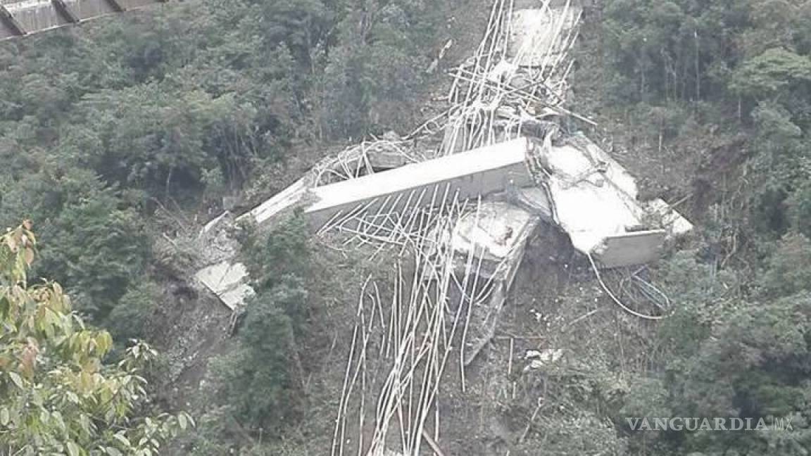 Diez muertos por derrumbe de puente en Colombia