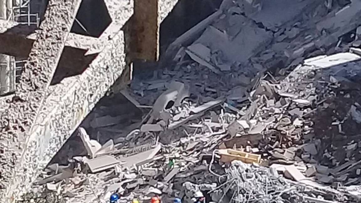 $!Derrumbe en casas de Monterrey deja una persona muerta, otra herida y una desaparecida