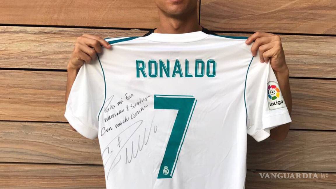“Para mi fan número 1, Santiago”, Cristiano Ronaldo responde a familia de niño muerto en el Rébsamen
