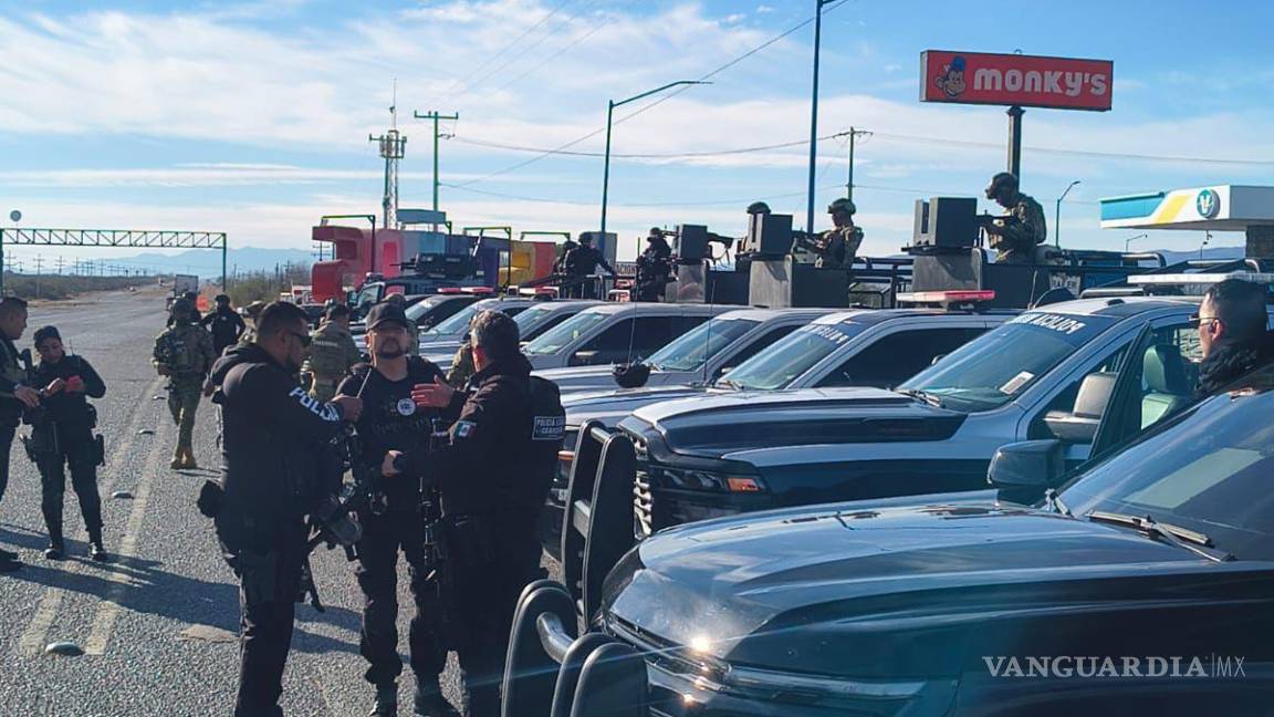 $!El Grupo Reacción Centro participa en recorridos de vigilancia en la franja fronteriza estatal.