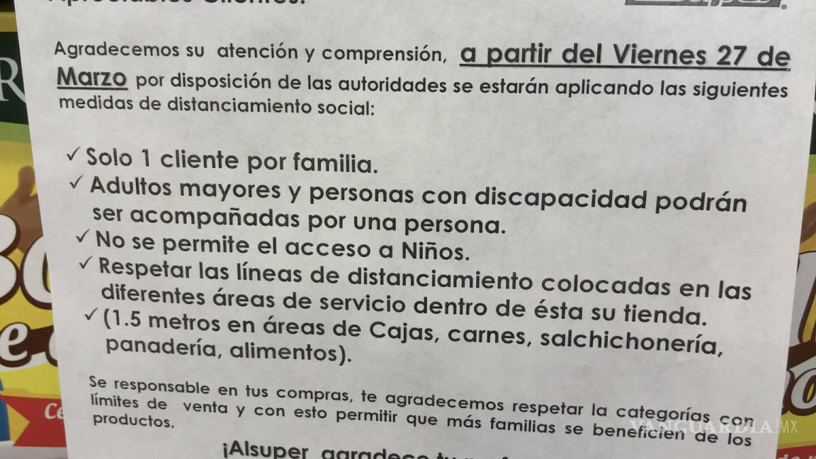 $!Así es hacer el súper en tiempos de coronavirus